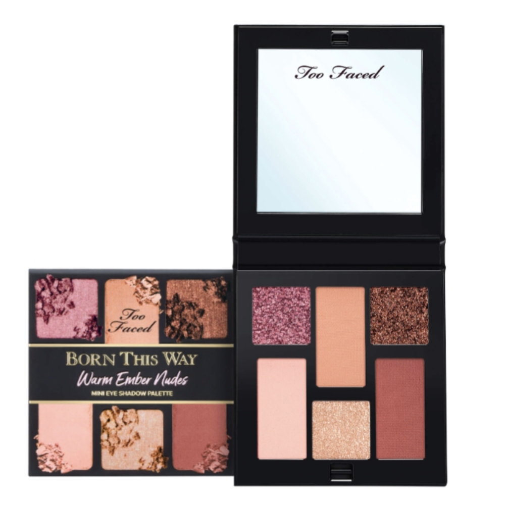 Too Faced Born This Way Natural Nudes Mini Eyeshadow Palette:Warm Ember Nude-NEW